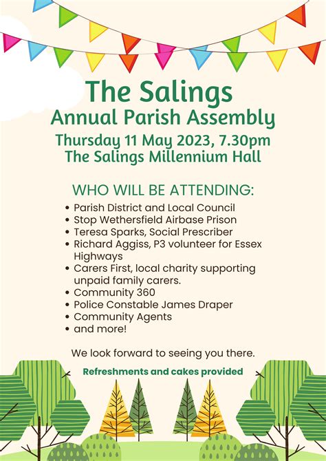 The Salings Annual Parish Assembly Salings Parish Council