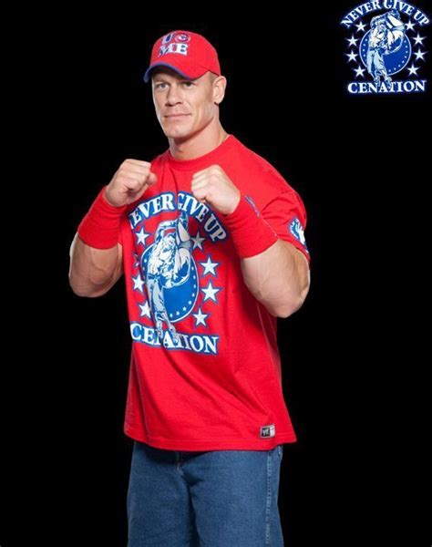 John Cena Never Give Up Red