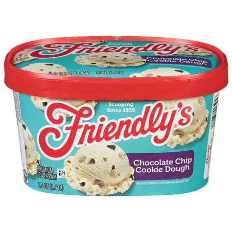 Save On Friendlys Premium Ice Cream Chocolate Chip Cookie Dough Order