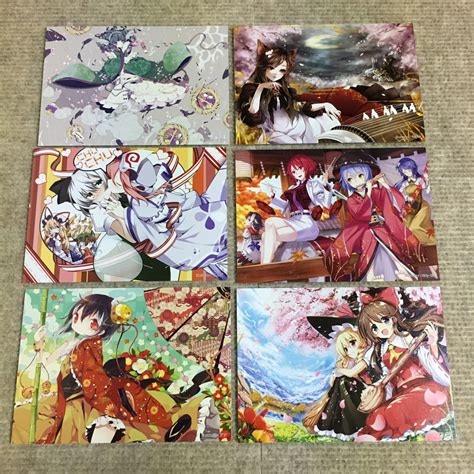 37 東方project ポストカード22枚セット まとめて レア 限定品 特典 プロジェクト 上海アリス幻樂団 描き下ろし東方