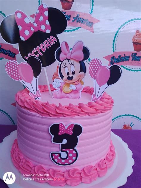 Pin De Lesly C Rdoba En Emily En Pastel De Mimi Torta Minnie