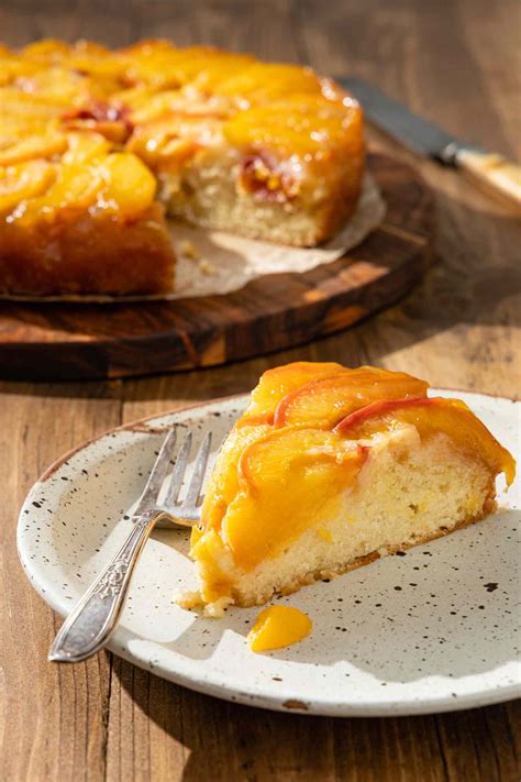 Peach Upside Down Cake With Buttermilk Recipe