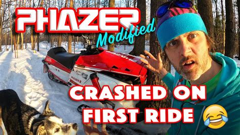 Phazed And Abused I Crashed My Yamaha Phazer Mod Sled The First Ride