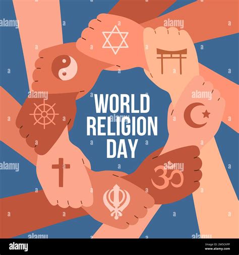 World Religion Day Banner Design Vector Illustration Stock Vector Image