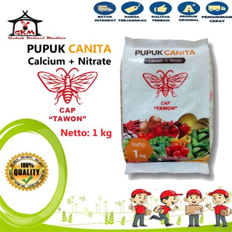 Canita 1 Kg Pupuk Kalsium Nitrat Cap Tawon Lazada Indonesia