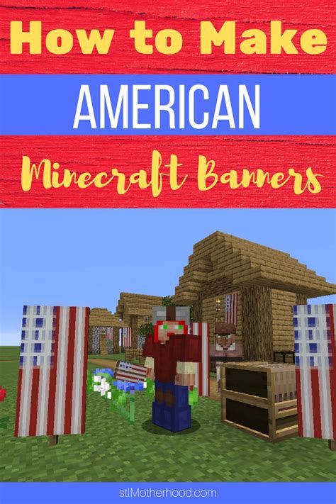 How To Make An American Flag Minecraft Banner American Flag Banner