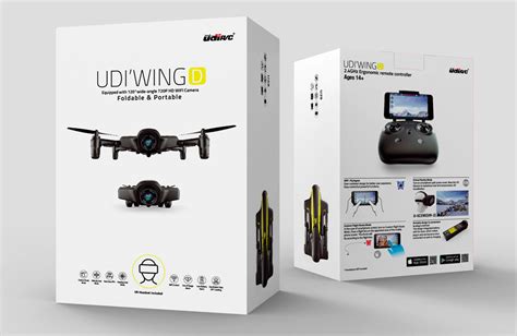 Udi U Udi Wing Rtf Folding Drone With Wifi Tx Uvr Fpv Goggles