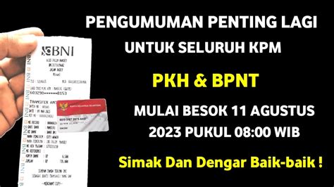 Pengumuman Penting Lagi Dari Bu Risma Untuk Seluruh Kpm Pkh Dan Bpnt