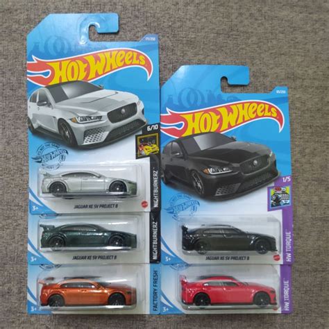 Hot Wheels Jaguar Xe Sv Project Nightburnerz Factory Fresh Hw