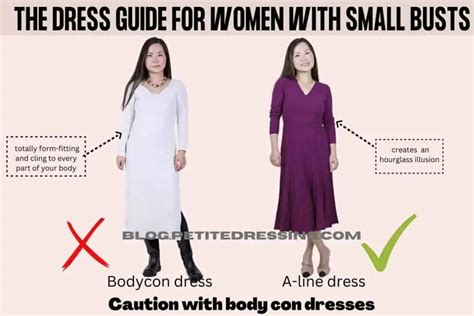 The Dress Guide For Women With Small Busts Petite Dressing