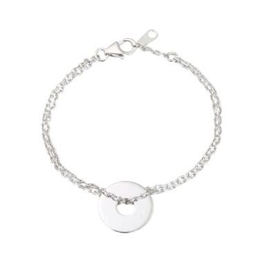 Bracelet A Lys En Argent Blanc Ae Br Aelys