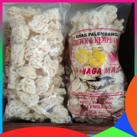 Jual Kerupuk Mini Naga Mas Palembang 250 Gram Kualitas Super Ikan