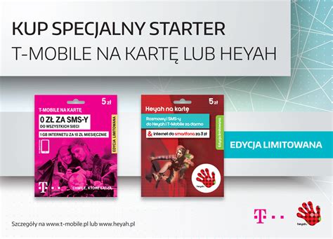 Nowe Startery T Mobile Na Kart I Heyah Epay Polska