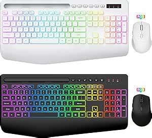 Amazon Sablute Wireless Keyboard And Mouse Combo Backlit