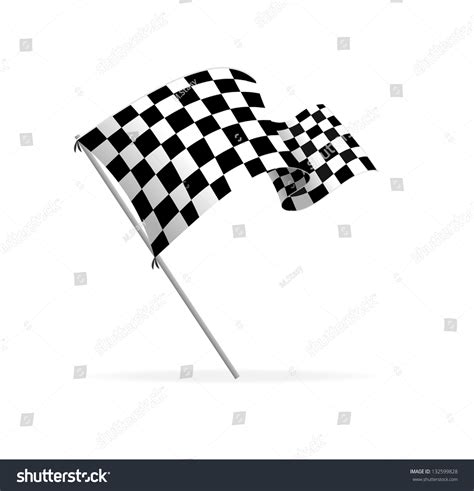 Vector Racing Flag Stock Vector (Royalty Free) 132599828 | Shutterstock