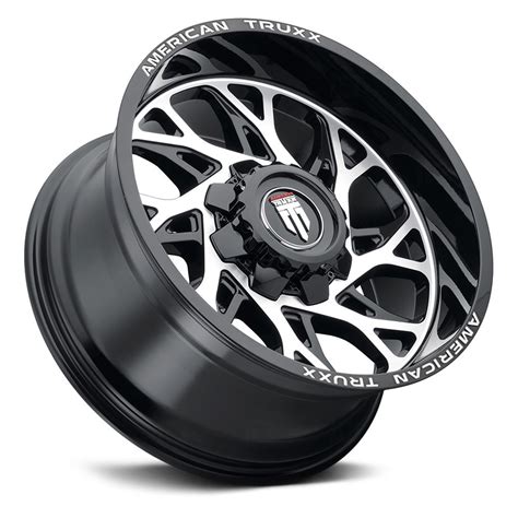 American Truxx At Destiny Wheels Black With Machined Face Rims