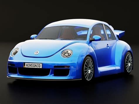 Volkswagen Beetle Rsi Rigged D Model Rigged Cgtrader