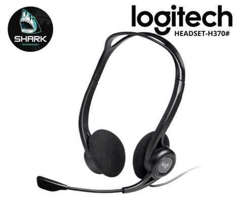 Headset หูฟัง Logitech H370 Usb Noise Cancel Mic Black Th