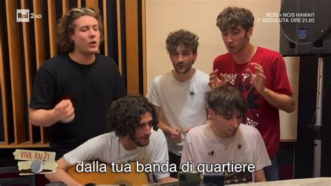 Viva Rai2 I Colla Zio Cantano La Sigla Di Viva Rai2 YouTube