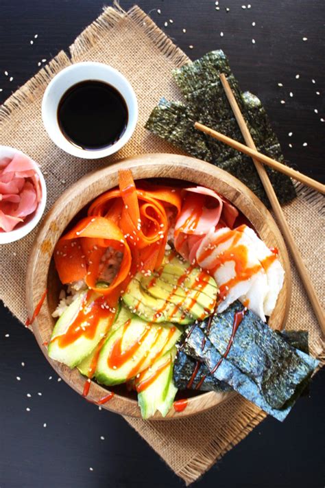 Easy Vegan Sushi Bowls R Veganrecipes