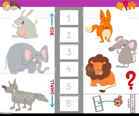 Big And Small Animals Clipart Image