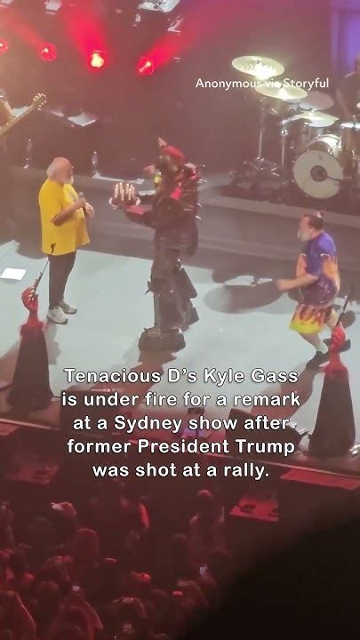 Tenacious D S Kyle Gass Says Don T Miss Trump Next Time Youtube