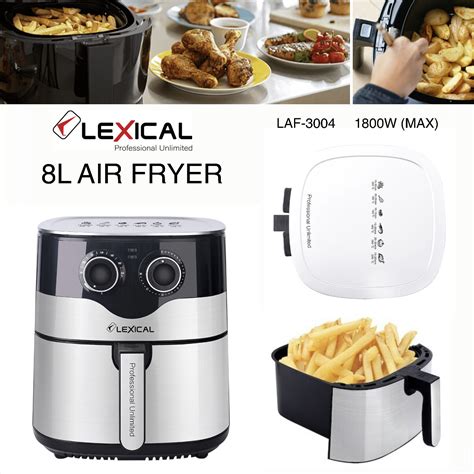 Air Fryer 8l Laf 3004