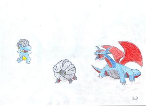 Salamence Evolutions by YoshizawaMasaki on DeviantArt