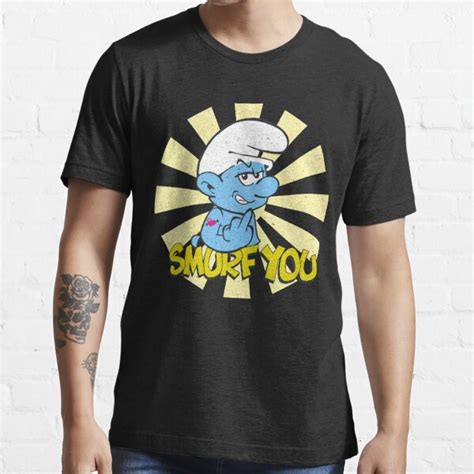 Grouchy Smurf T Shirts Redbubble