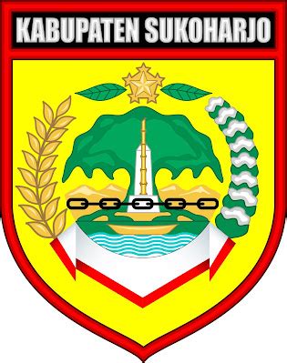 Logo Lambang Kabupaten Sukoharjo Latar Background Putih