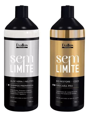 Kit Progressiva Pro Restore Shampoo M Scara Evallos Litro