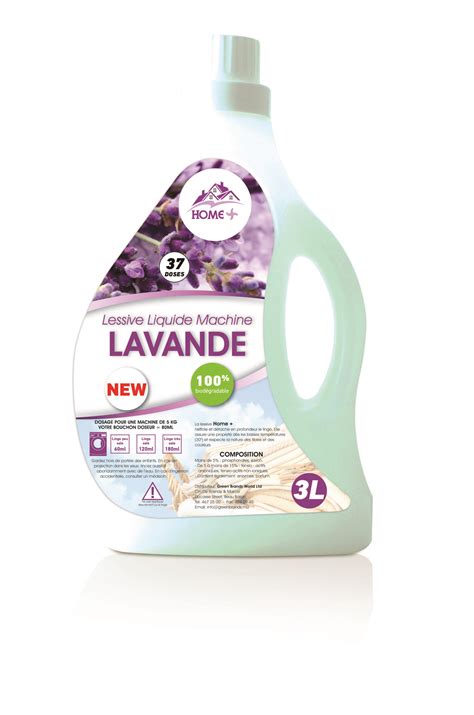 Lessive Liquide Senteur Lavande L Pastel Re