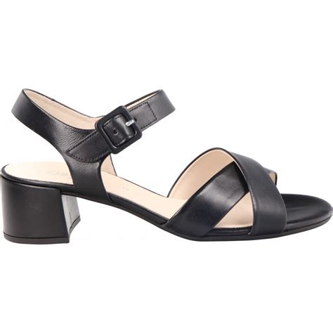 Gabor Karma Nappa Black Sandalias De Tallas Grandes Mujer Negro