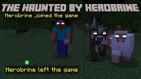 The Haunted By Herobrine Addon Youtube