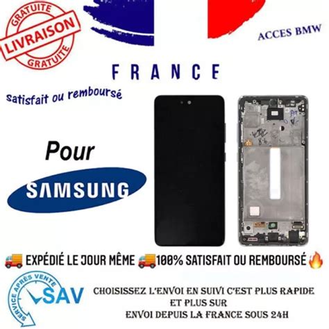 Ecran Oled Complet Blanc Avec Ch Ssis Pour Samsung Galaxy A G G