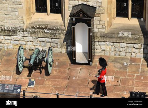 The Iconic Queens Guard At Buckingham Palace And The Tower Of London