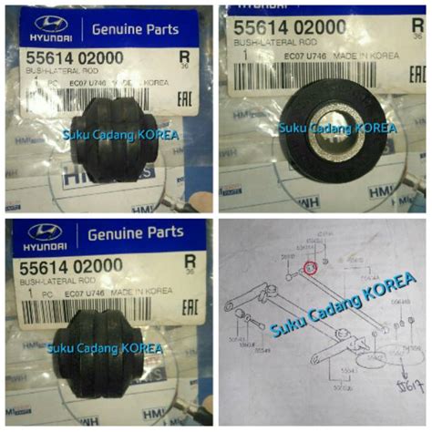 Jual Bush Lateral Rod Bushing Stabil Roda Belakang Kanan Hyundai Atoz