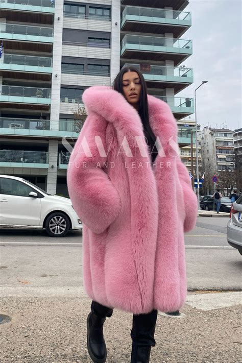 Pink Fur Coat Dresses Images 2024