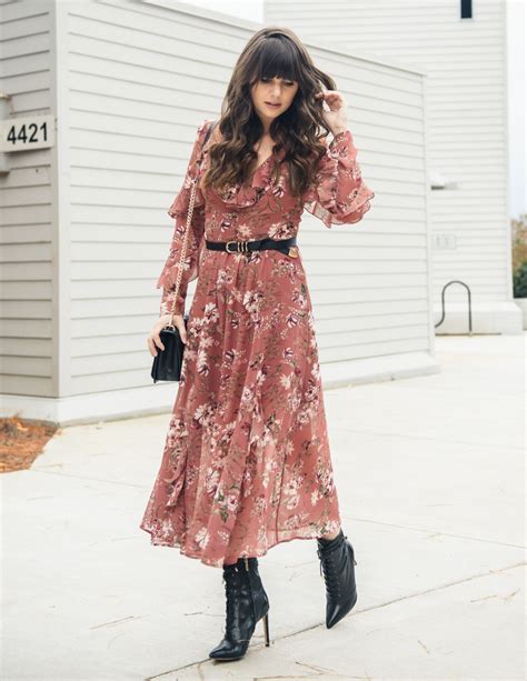 How To Wear Floral Dresses Year Round The M A Times By Marianne