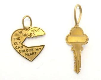 He Who Holds The Key Necklaces Key To My Heart His Hers