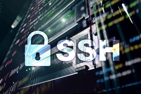 Protocolo y software ssh secure shell protección de datos internet y