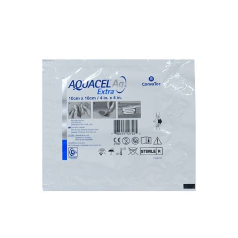 Curativo Aquacel Ag Extra 10 X 10 Und 420676 Convatec