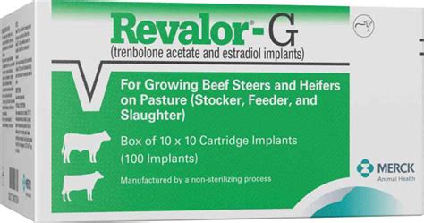 Revalor G For Pasture Cattle Merck Implants Cattle Health Farm