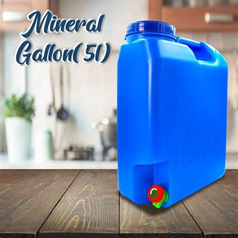 L Gallon Slim Jug Water Container With Faucet Lazada Ph