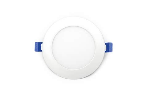 Inch Single Cct White Round Led Slim Panel Light Synco Tech Inc