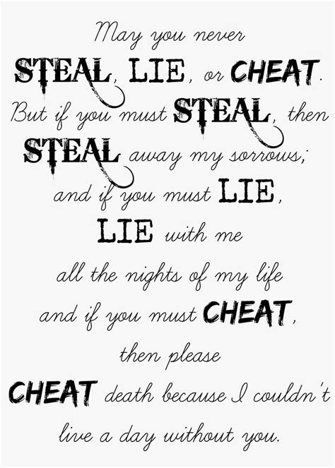 Craft A Spell May You Never Steal Life Or Cheat Free Printable Quotes To Live By Stealing