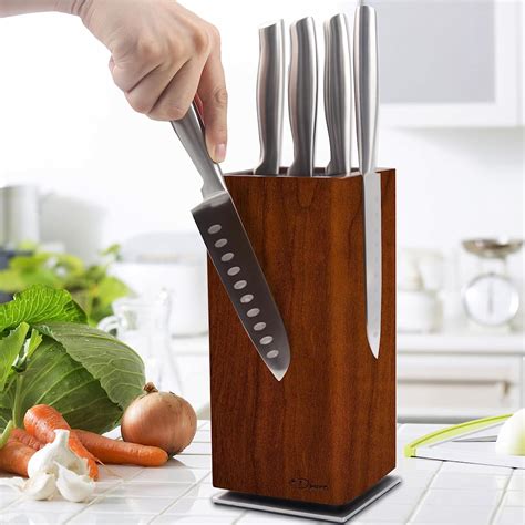 Dmore 360 Rotatable Magnetic Knife Block Without Knives Magnetic Knife