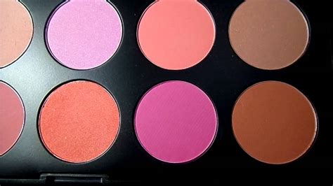 Bh Cosmetics Color Profesional Blush Palette Review Swatches Youtube