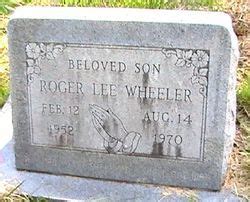 Roger Lee Wheeler Find A Grave Memorial In Find A