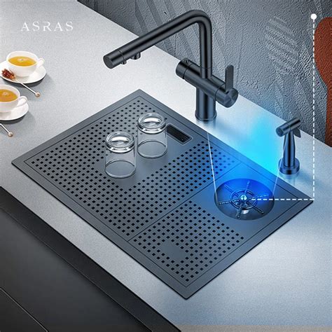 Asras Nanometer Cup Rinser Kitchen Sink Stainless Steel Mm